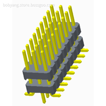 2.54mm Pin Header Three Row SMT